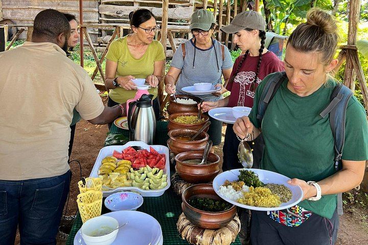Materuni Waterfall, Chimbo Point Coffee Ceremony and Local Lunch from Moshi (6/12)