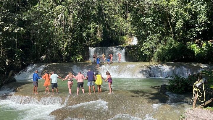 YS Falls, Black River Safari and Pelican Bar Day from Negril with Lunch Included (2/12)