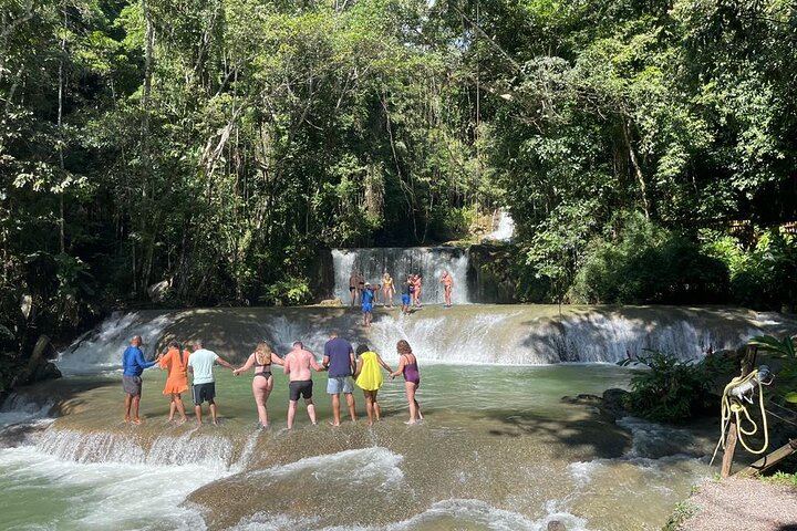 YS Falls, Black River Safari and Pelican Bar Day from Negril with Lunch Included (8/12)