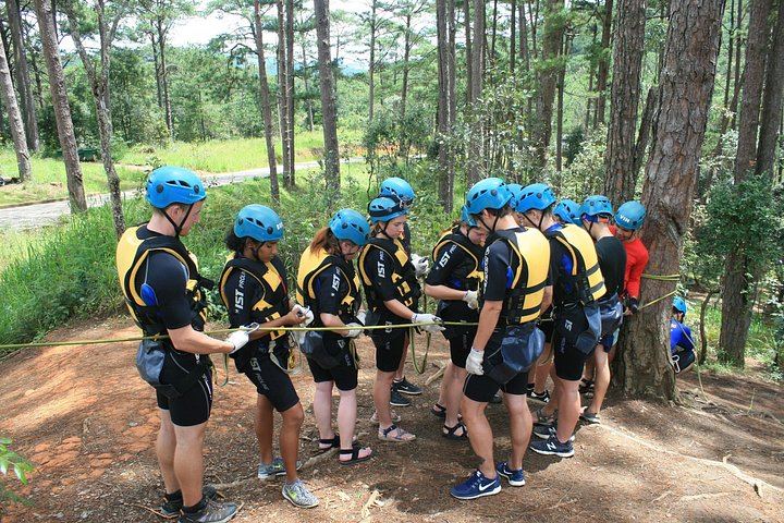 Dalat Canyoning Day Trip: Hotel Pickup, 25 m Abseil, 50 m Zipline and Washing Machine (6/12)