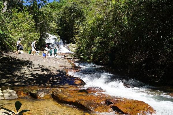 Twin Beans Farm Trek: Hidden Waterfall and Sturgeon Farm with Seven Dog Guides