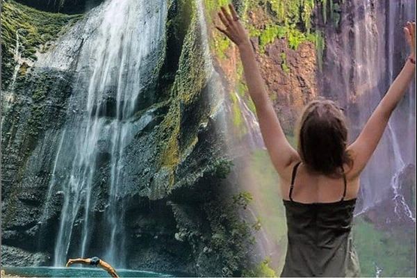 Tumpak Sewu Waterfall and Goa Tetes Private Day Tour from Surabaya or Malang
