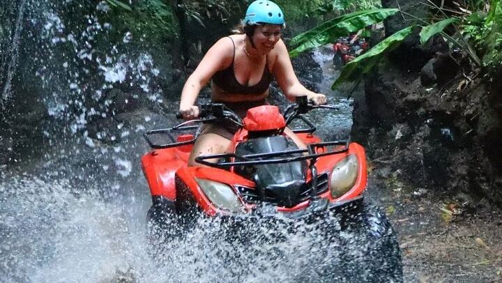 Ubud ATV Quad Ride with Gorilla Statue, Tunnel, Waterfall and Lunch (3/11)