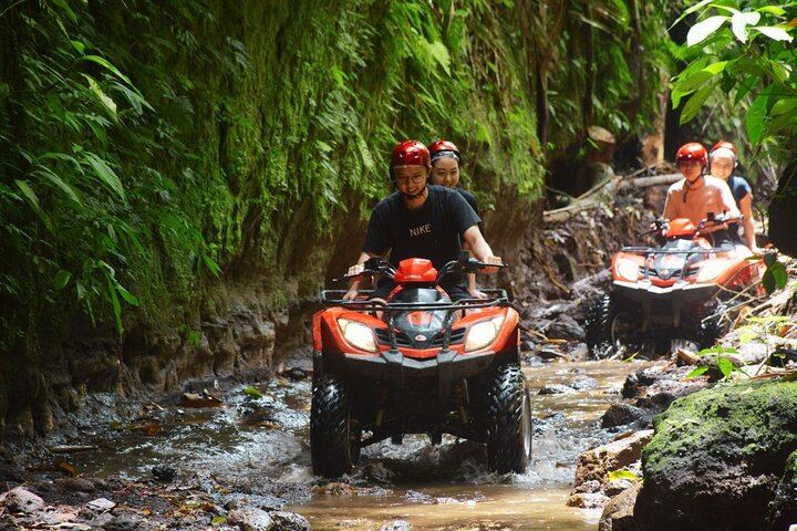 Ubud ATV Quad Ride with Gorilla Statue, Tunnel, Waterfall and Lunch (8/11)