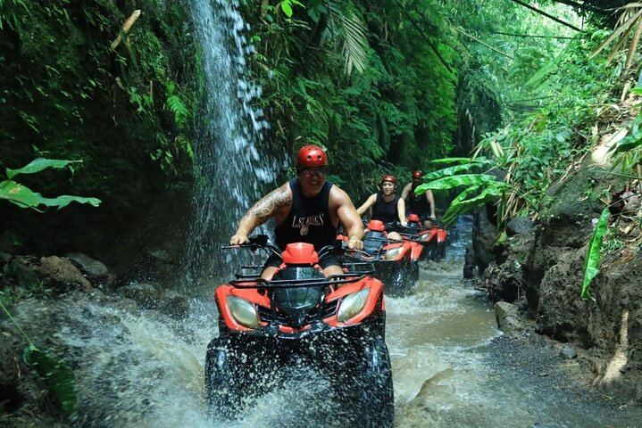 Ubud ATV Quad Ride with Gorilla Statue, Tunnel, Waterfall and Lunch (10/11)