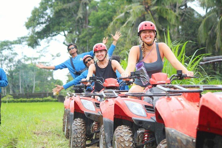 Ubud ATV Quad Ride with Gorilla Statue, Tunnel, Waterfall and Lunch (7/11)