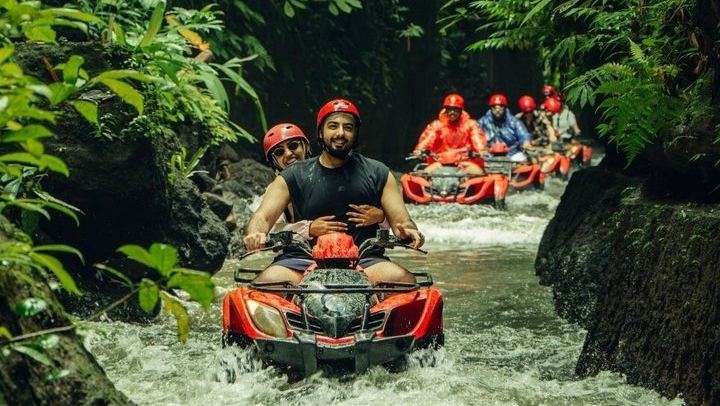 Ubud ATV Quad Bike Ride Through Underground Tunnel and Waterfall Plunge Pool (3/12)