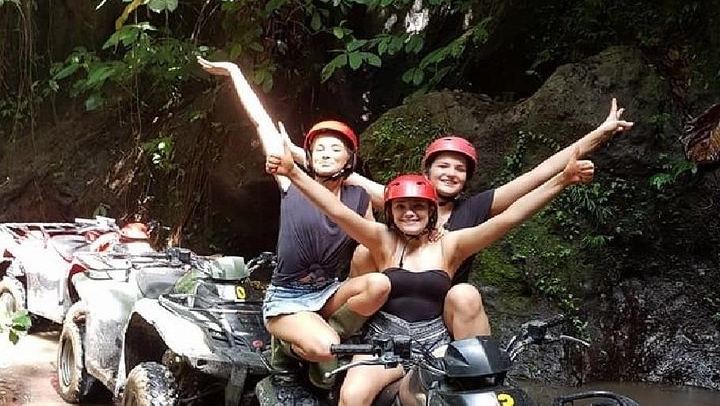 Ubud ATV Quad Bike Ride Through Underground Tunnel and Waterfall Plunge Pool (1/12)