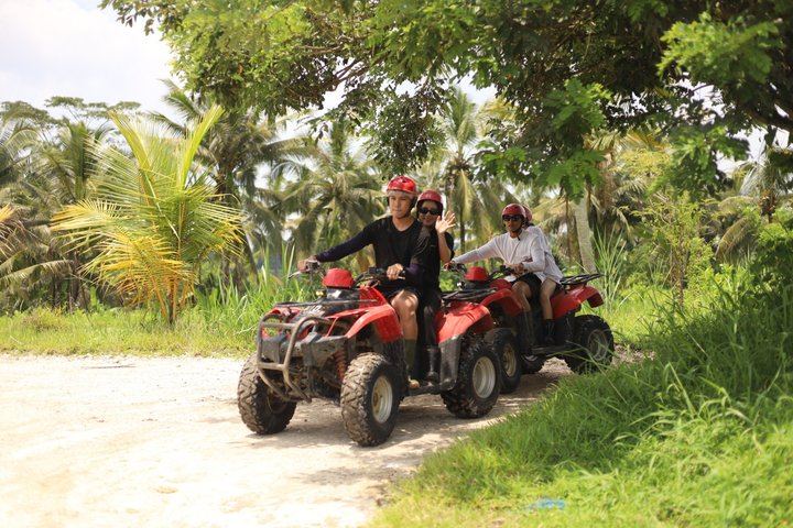 Ubud ATV Quad Bike Ride Through Underground Tunnel and Waterfall Plunge Pool (10/12)