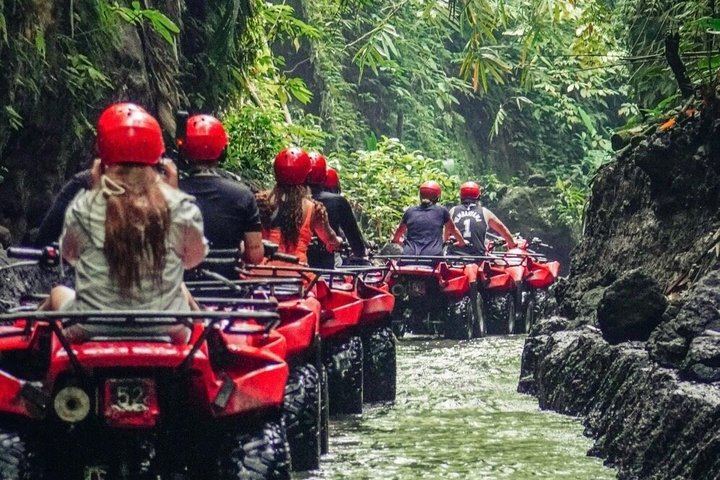 Ubud ATV Quad Bike Ride Through Underground Tunnel and Waterfall Plunge Pool (12/12)