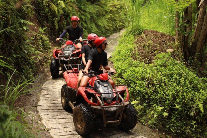 Ubud ATV Quad Bike Ride Through Underground Tunnel and Waterfall Plunge Pool (7/12)