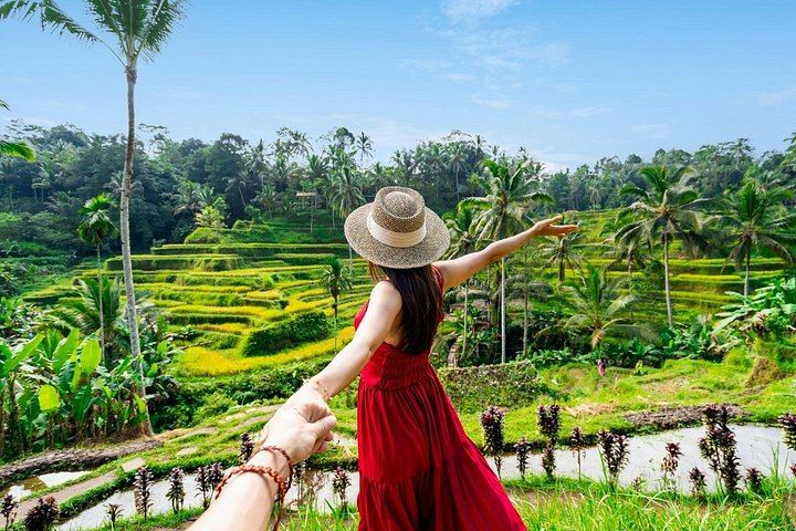 Ubud Charter Tour: Tegenungan Waterfall, Gunung Kawi Sebatu, Monkey Forest, Swing (9/12)