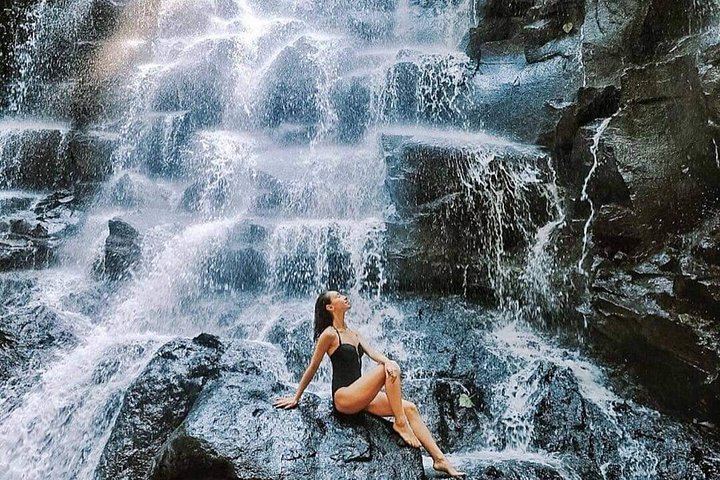 Ubud Guided Day with Hotel Pickup: Waterfalls, Holy Spring Temple, Aloha Swing (4/7)