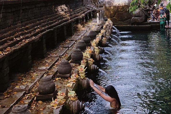 Ubud Guided Day with Hotel Pickup: Waterfalls, Holy Spring Temple, Aloha Swing (6/7)