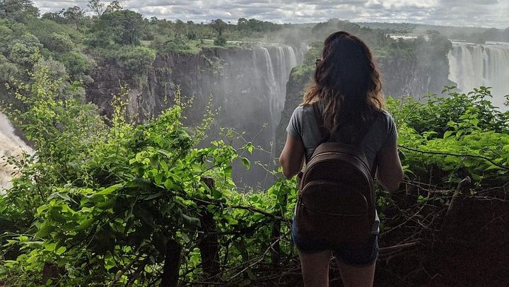 Victoria Falls Day Trip from Kasane, Zambian Side then Zimbabwe, Border Help (4/12)