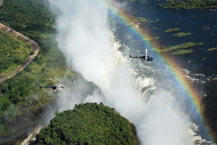Flight of Angels Helicopter Ride at Victoria Falls, Window Seats and Park Fees Included (1/2)
