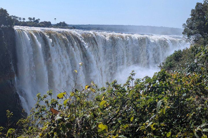 Victoria Falls Two Hour Guided Walk to Danger Point and Rainbow Falls with Pickup (8/12)