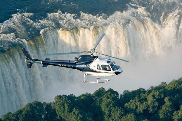 Flight of Angels Helicopter Ride at Victoria Falls, Window Seats and Park Fees Included