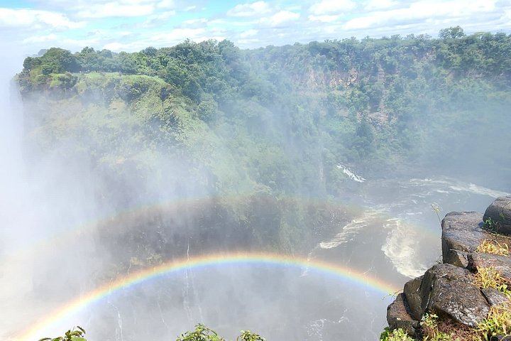 Victoria Falls Private Guided Tour of Both Sides with Big Tree and Livingstone Market (6/12)