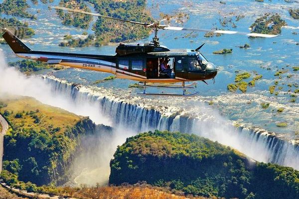 Victoria Falls Day Tour with Guided Walk, Helicopter Flight and Lunch