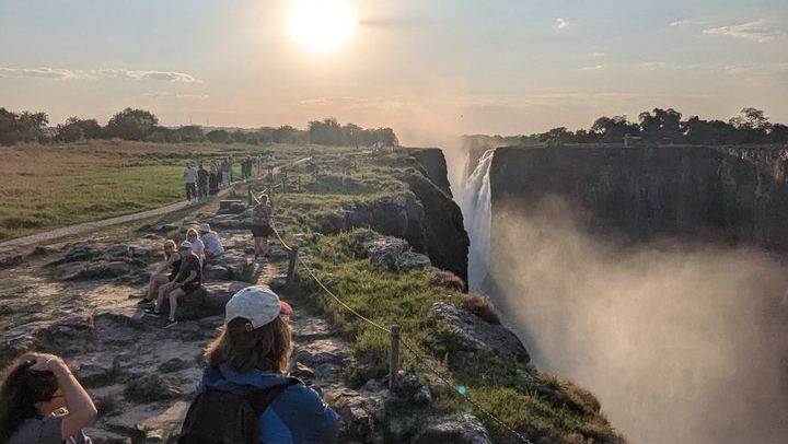 Victoria Falls Zimbabwe Side Guided Walk for up to Two Guests with Pickup (2/12)