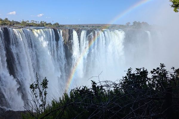 Victoria Falls Zimbabwe Side Guided Walk for up to Two Guests with Pickup