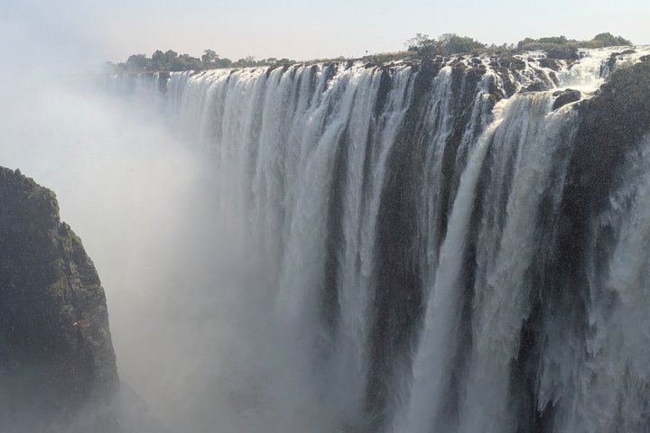 Victoria Falls Expert Guided Walk, Zimbabwe and Zambia Sides, Big Tree Stop (3/12)