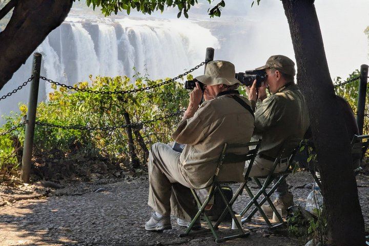Victoria Falls Zimbabwe Side Guided Walk for up to Two Guests with Pickup (1/12)