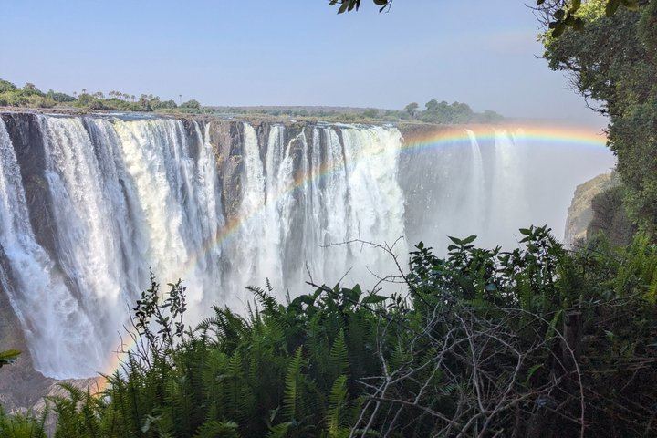 Victoria Falls Zimbabwe Side Guided Walk for up to Two Guests with Pickup (9/12)