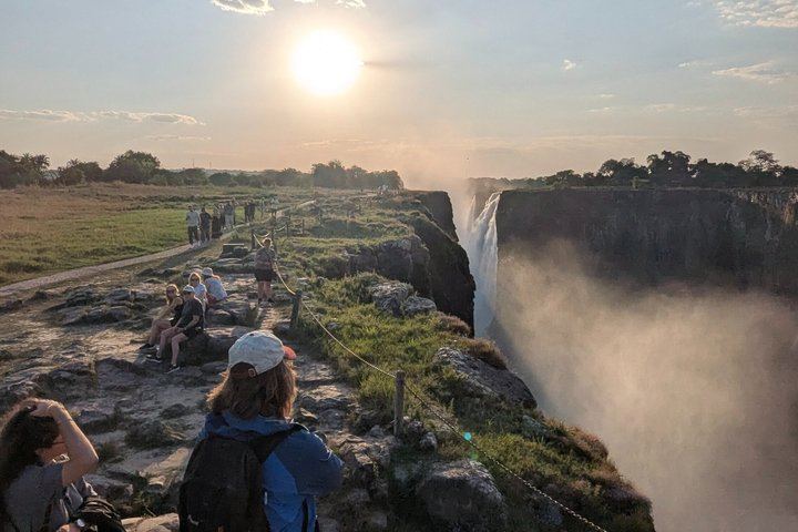 Victoria Falls Zimbabwe Side Guided Walk for up to Two Guests with Pickup (2/12)