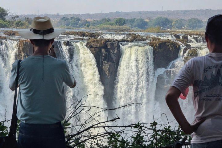 Victoria Falls Zimbabwe Side Guided Walk for up to Two Guests with Pickup (8/12)