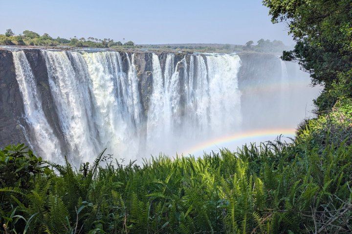 Victoria Falls Zimbabwe Side Guided Walk for up to Two Guests with Pickup (10/12)
