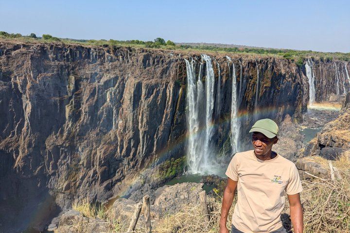 Victoria Falls Zimbabwe Side Guided Walk for up to Two Guests with Pickup (4/12)