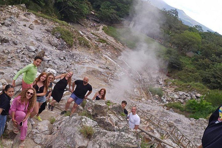 Private Transport Volcano and Waterfall Combo with Sauna, Mud Bath and Hanging Bridges (9/12)