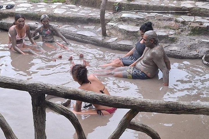 Private Transport Volcano and Waterfall Combo with Sauna, Mud Bath and Hanging Bridges (11/12)