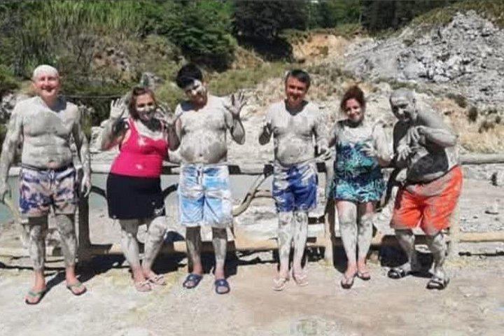 Private Transport Volcano and Waterfall Combo with Sauna, Mud Bath and Hanging Bridges (10/12)