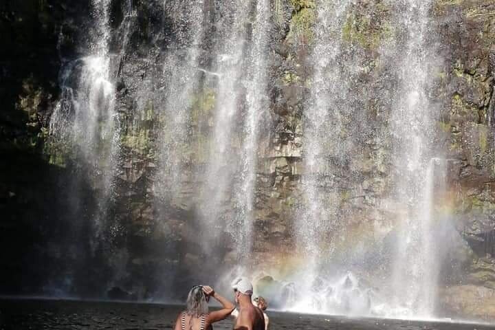 Private Transport Volcano and Waterfall Combo with Sauna, Mud Bath and Hanging Bridges (1/12)