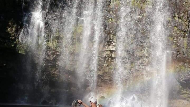 Private Transport Volcano and Waterfall Combo with Sauna, Mud Bath and Hanging Bridges (1/12)