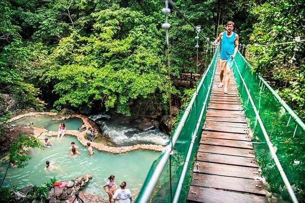 Oropendola Waterfall, Rio Negro Hot Springs and Mud Bath Day from Selected Hotels