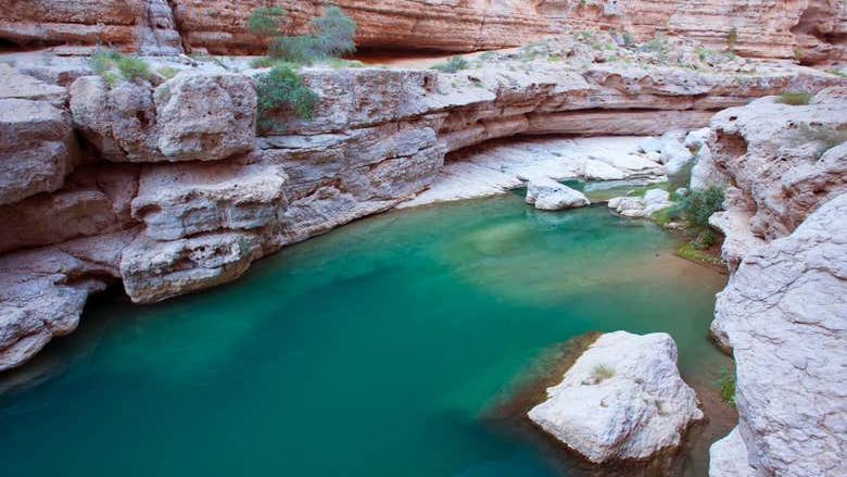 Wadi Shab Day Tour from Muscat with 3 Hours Free Time and Wadi Shab Resort Meal (1/3)