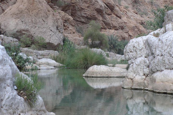 Private Wadi Shab and Wadi Tiwi Day with Qalhat and Sur Dhow Yard, Lunch and Ferry (6/12)