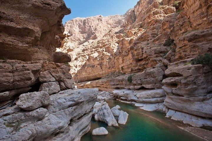 Private 7-Hour Wadi Shab Adventure from Muscat via Bimmah Sinkhole and Fins Beach (11/12)