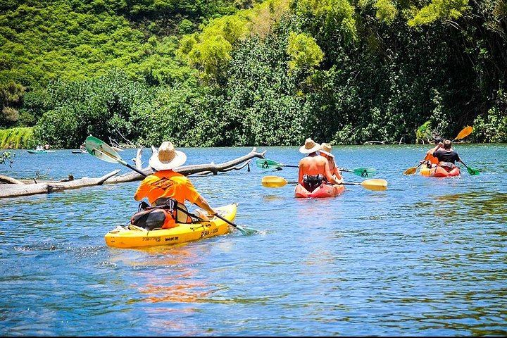 Wailua River Kayak and Secret Falls Hike: Morning Departure, Marina Shuttle, Snacks (2/12)