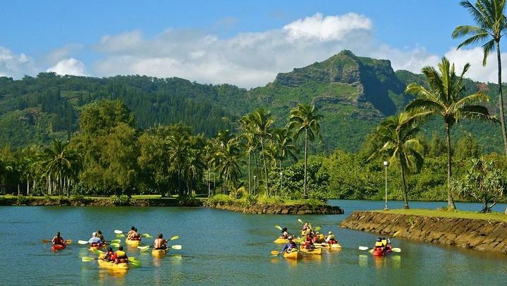 Rainbow Kayak Tours Wailua River Kayak and Secret Falls Hike with Lunch at the Falls (4/11)