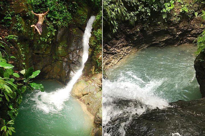 Hacienda Ebano Double Waterfall Hike by 4x4 Safari Truck, Jade Waterfall Swim and Lunch (5/11)