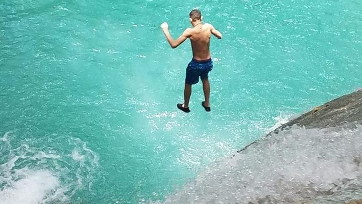 Blue Hole Waterfall Hike and 25 Foot Cliff Jump from Ocho Rios, Up to 4 Guests (1/5)