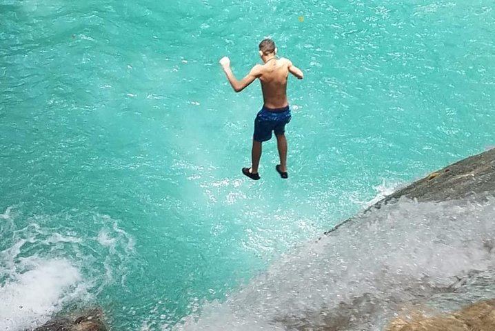 Blue Hole Waterfall Hike and 25 Foot Cliff Jump from Ocho Rios, Up to 4 Guests (1/5)