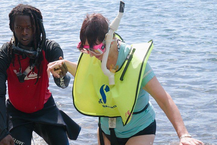Trafalgar Falls, Sulphur Springs and Champagne Reef Snorkel Tour in Dominica (7/8)