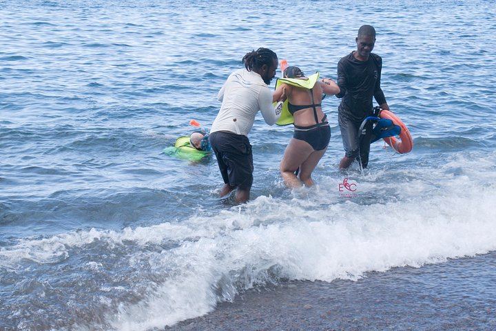 Trafalgar Falls, Sulphur Springs and Champagne Reef Snorkel Tour in Dominica (6/8)