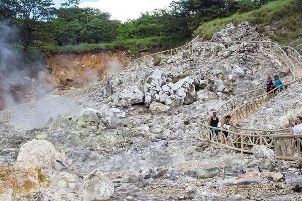 Miravalles Volcano and Las Hornillas Combo with Waterfalls, Hot Springs and Mud Baths